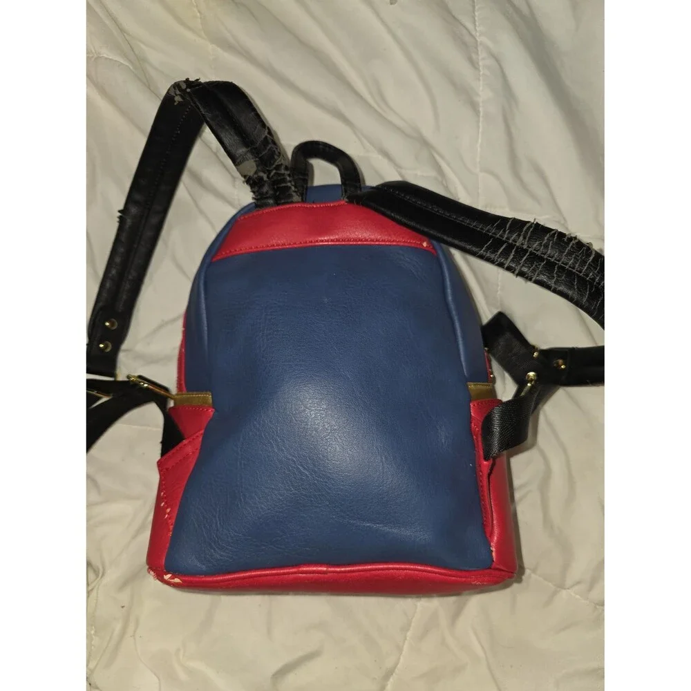 Loungefly marvel Captain America mini backpack bookbag purse bag tote!